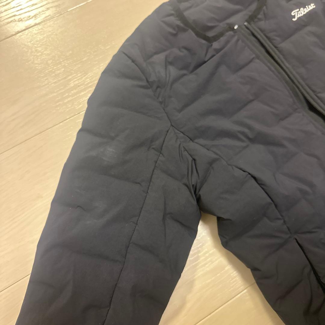 タイトリスト　セットアップ　ダウン　黒　軽量　S M