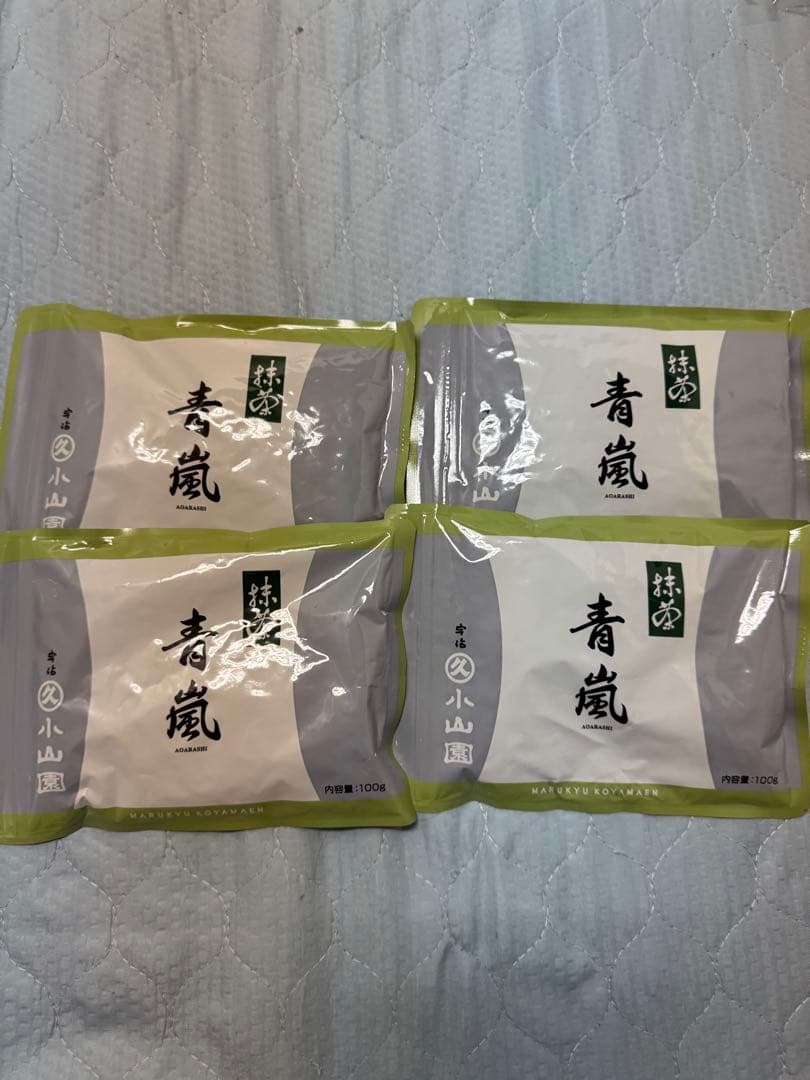 丸久小山園　抹茶　青嵐100g 4袋