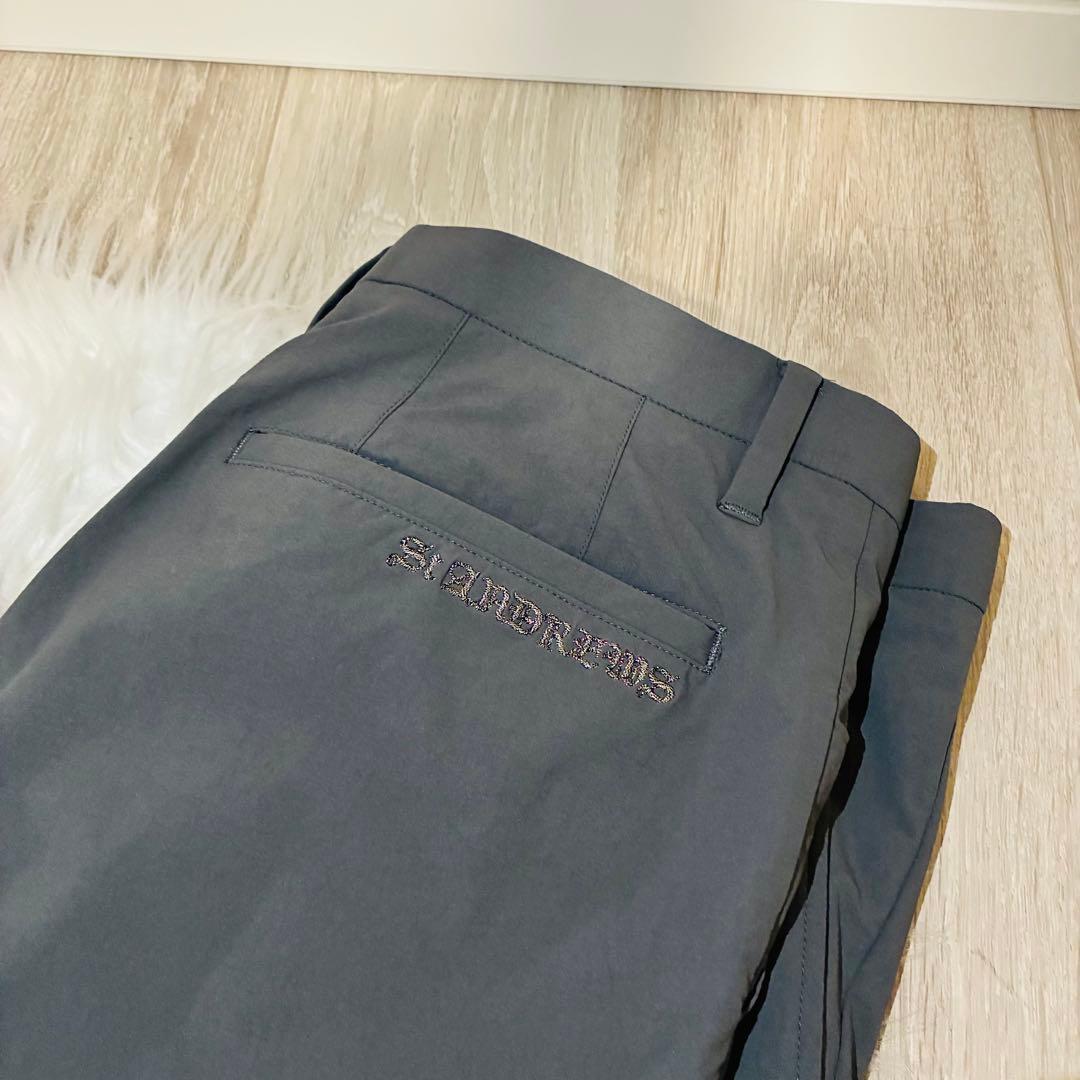 未使用級　St. ANDREWS ストレッチ　パンツ　ゴルフ　ロゴ刺繍