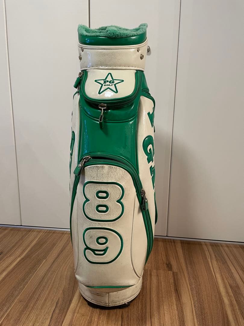 PEARLY GATES キャディバッグ パーリーゲイツ グリーン/ホワイト