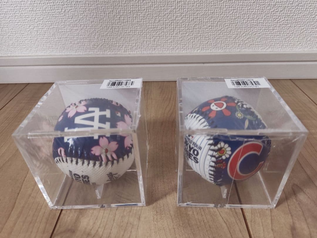 村上隆 MLB 東京シリーズ2025 ドジャース.カブス 限定ボール 2個セット