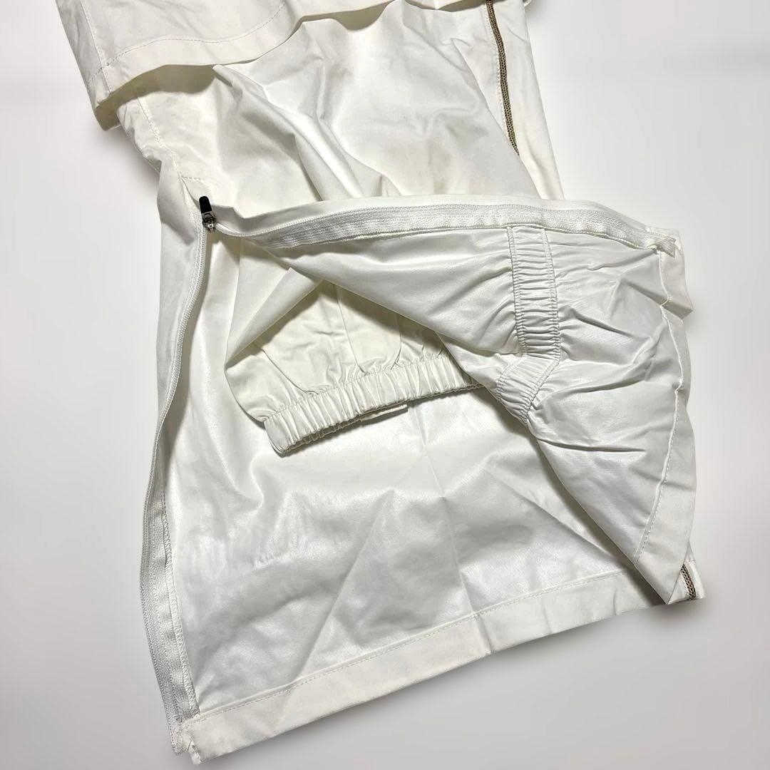 タグ付き未使用　xxio ゴルフ用レインウェア ホワイト ロゴ入　サイズXL