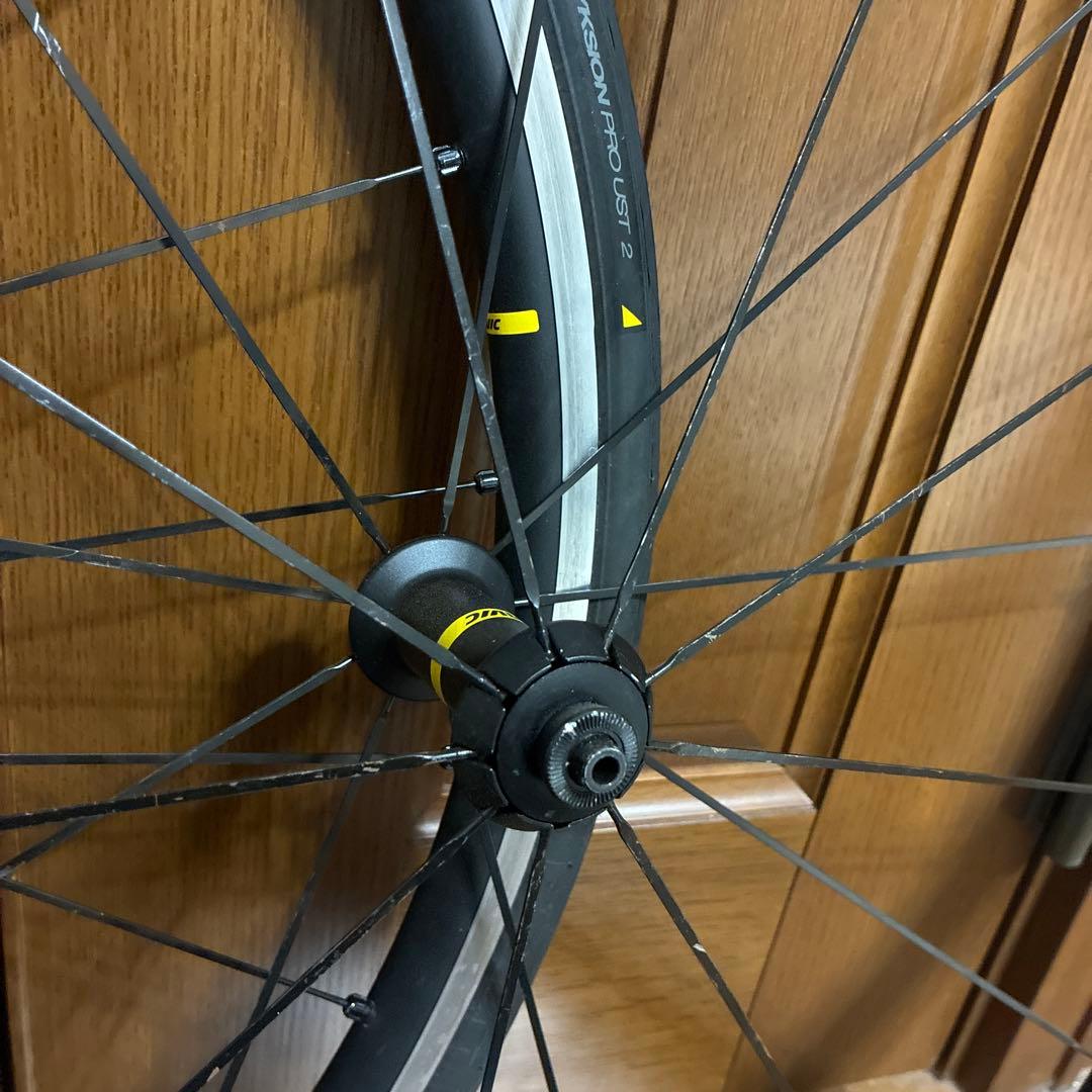 MAVIC ksyrium S リムブレーキ　チューブレスタイヤ付き