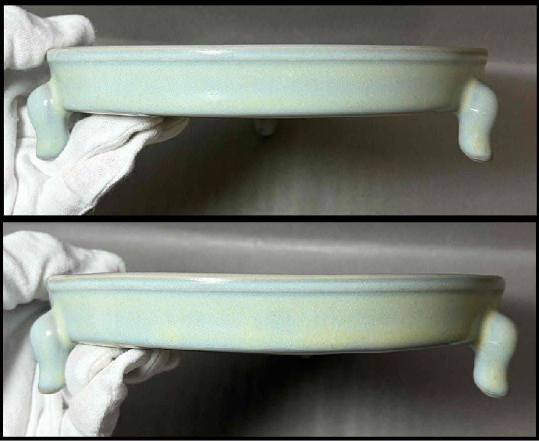 中国 三つ足丸盤　f2260113