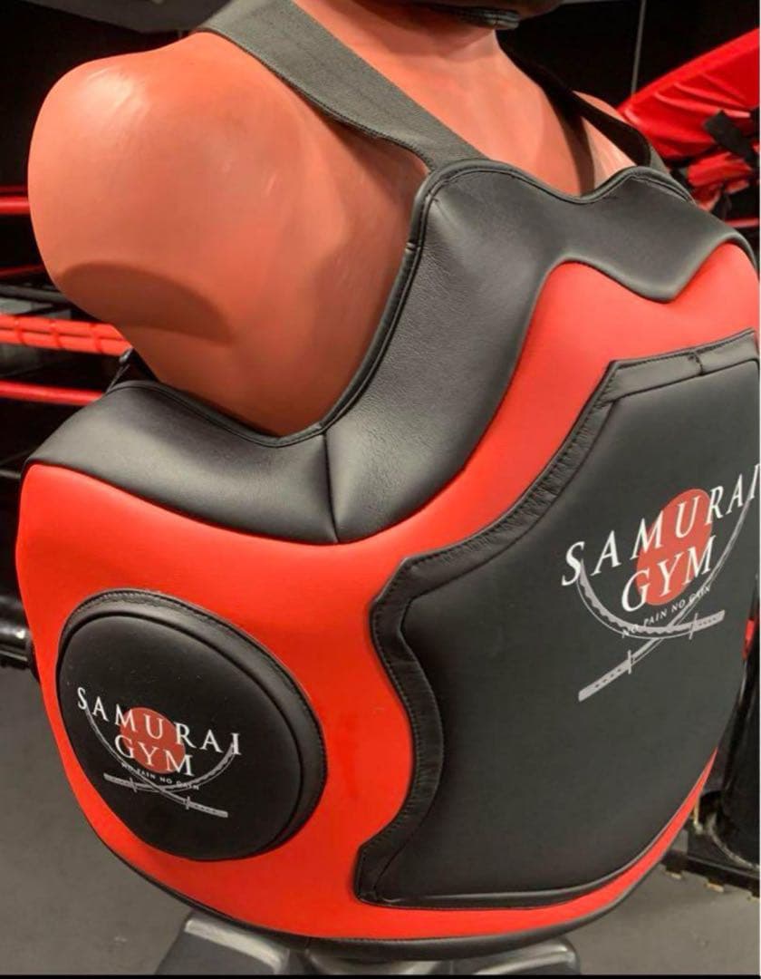 ボディプロテクター 赤黒SAMURAIGYM 【値下げ交渉不可】