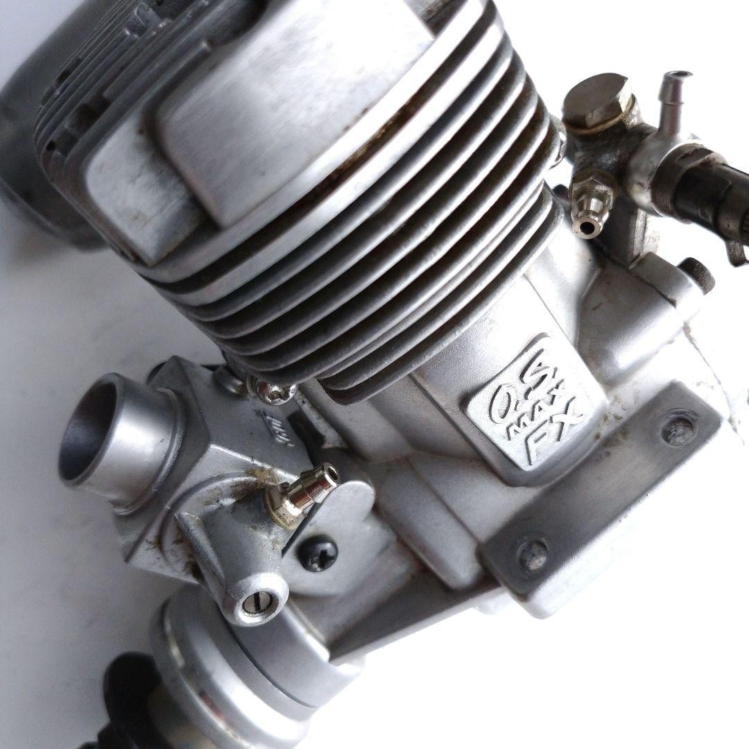 ラジコン飛行機 エンジン OS MAX FX 91 マフラー付き