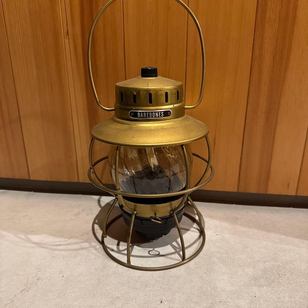 ベアボーンズ　レイルロードランタン　真鍮