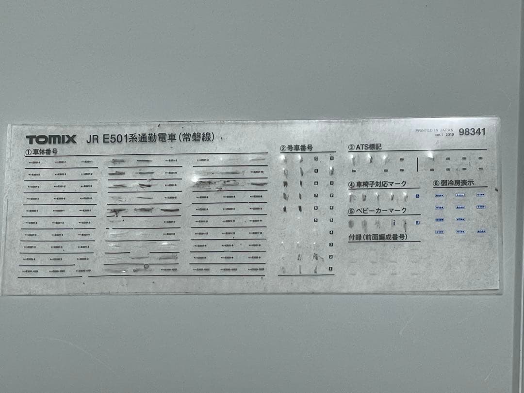 【現行10両】TOMIX E501系 通勤電車 常磐線