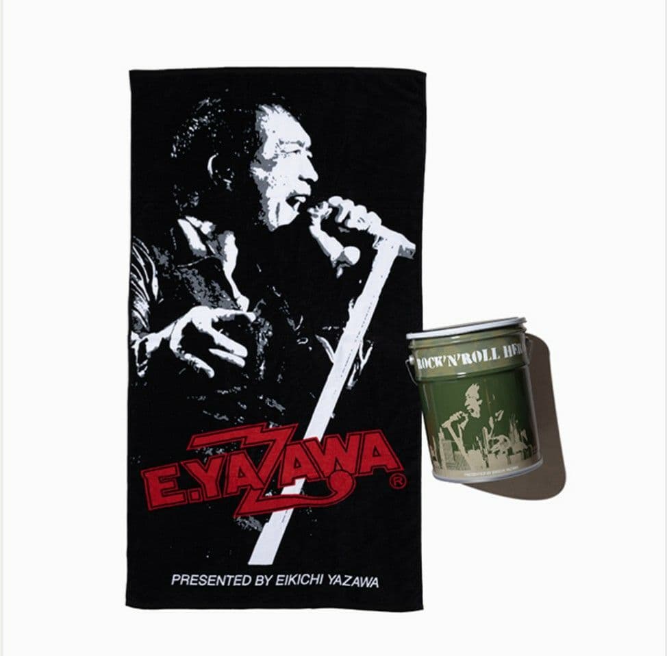 矢沢永吉 チェア缶 スペシャルビーチタオル新品未使用品