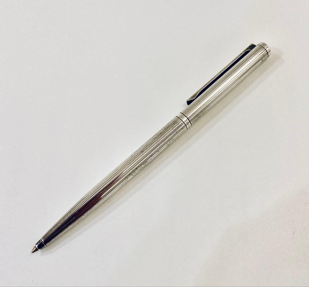 ドイツ製◆ダンヒル 高級ボールペン シルバー dunhill モンブラン製造