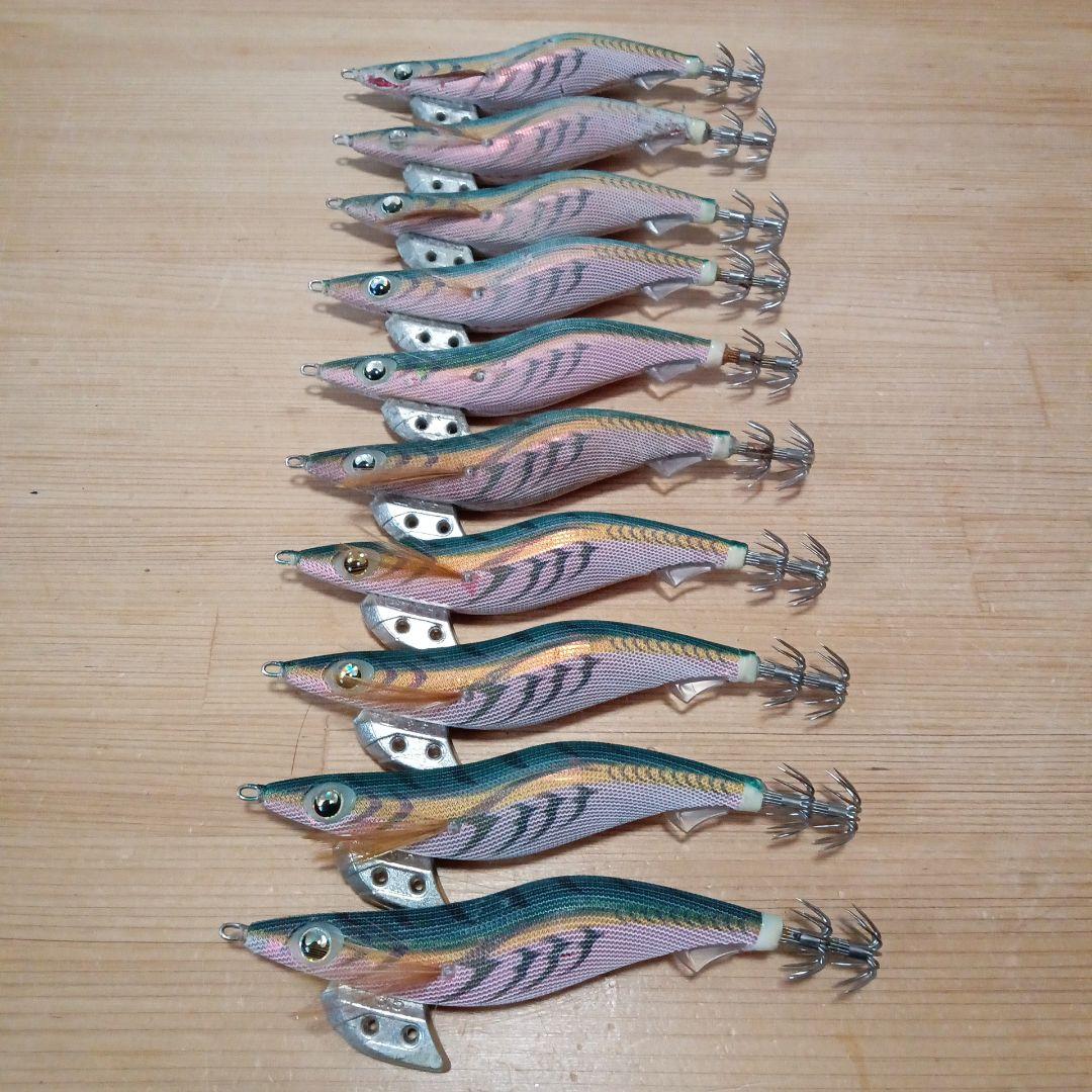 残り1組早い者勝ち　ヤマシタ　エギ王Ｋ　軍艦グリーン　エギ　3.5号　10本