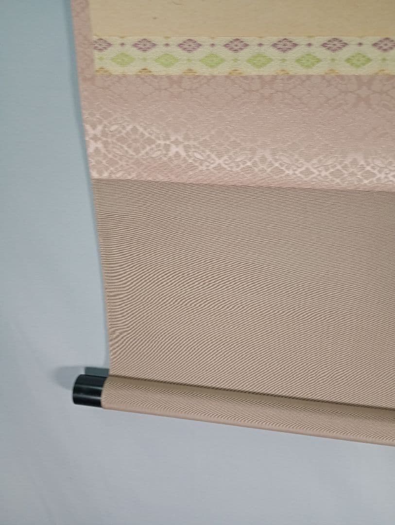 【茶道具】大徳寺西垣宗典和尚筆 雛の絵画賛　美山画　 「桃花萬家宴」軸C38