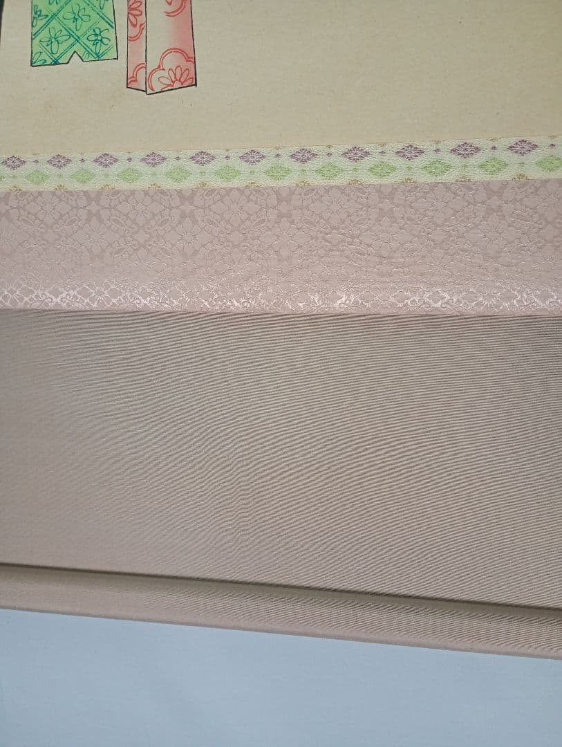 【茶道具】大徳寺西垣宗典和尚筆 雛の絵画賛　美山画　 「桃花萬家宴」軸C38