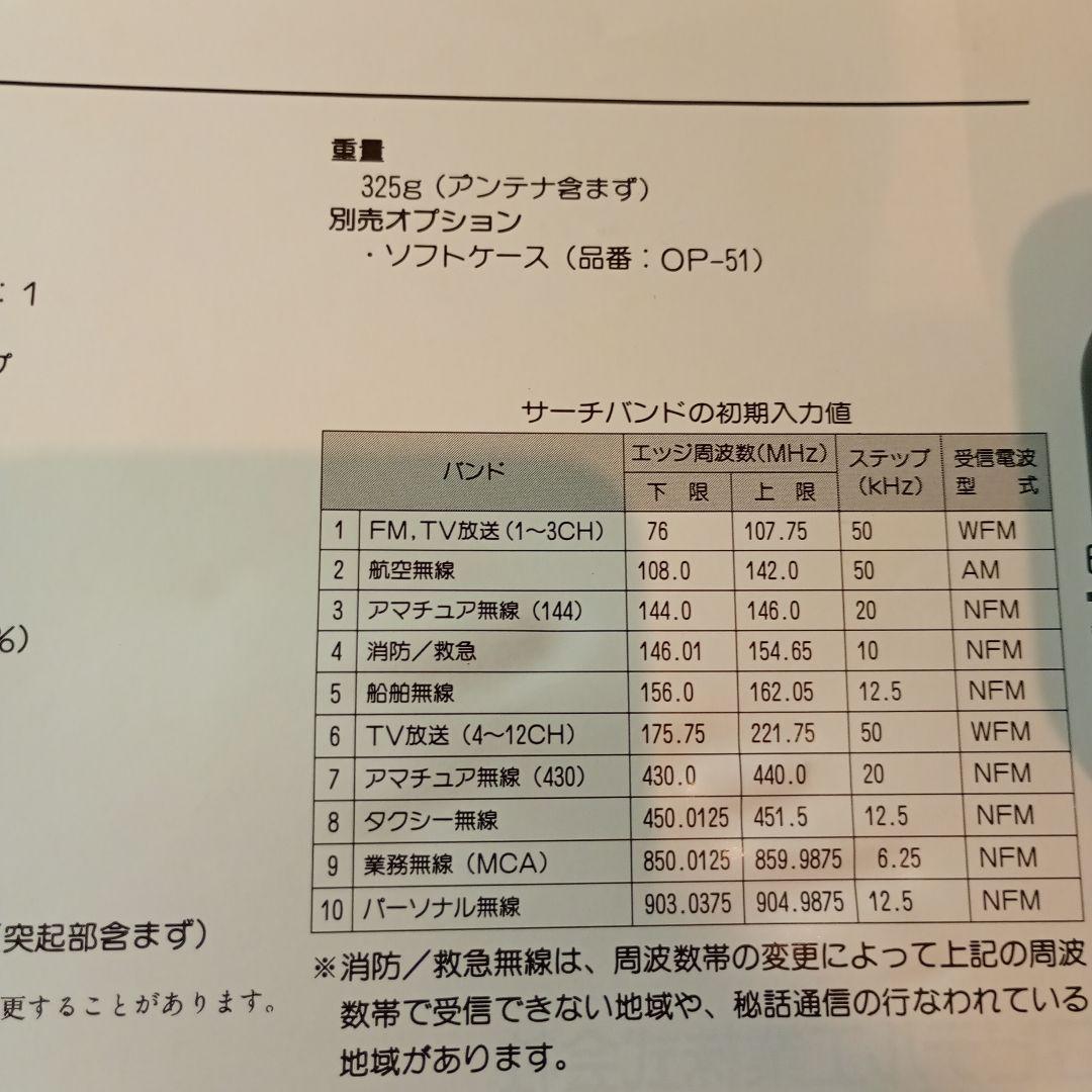 YUPITERU　広帯域受信機　MVT-7200 動作品
