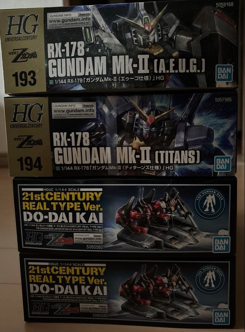 hguc ガンダムmark2 ドダイ改x2