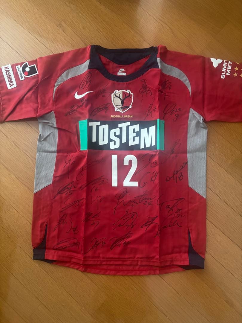 Kashima Antlers 12番 全選手直筆サイン入りシャツ