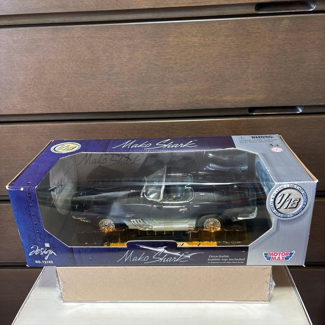 シボレー　コルベット　マコ シャーク 1/18 モーターマックス　未開封　未使用