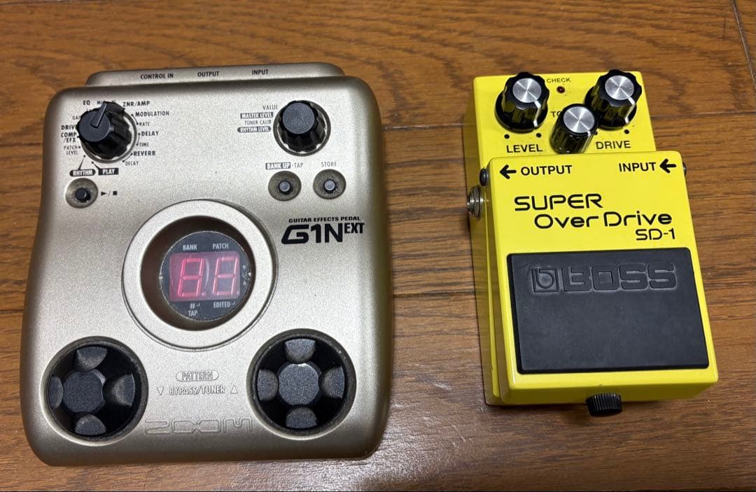 G1N EXT & BOSS SD-1 セット　ジャンク