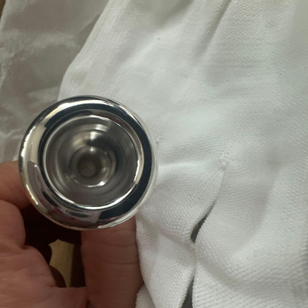 Bbミニポケットトランペット本体 7Cマウスピース付き初心者向け金管楽器