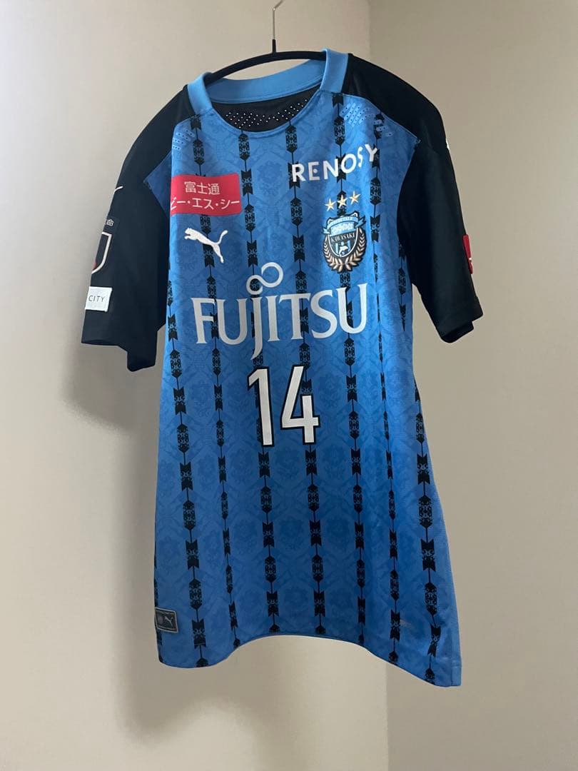 川崎フロンターレ 中村憲剛 #14 2020年（引退年）ユニフォーム 古着