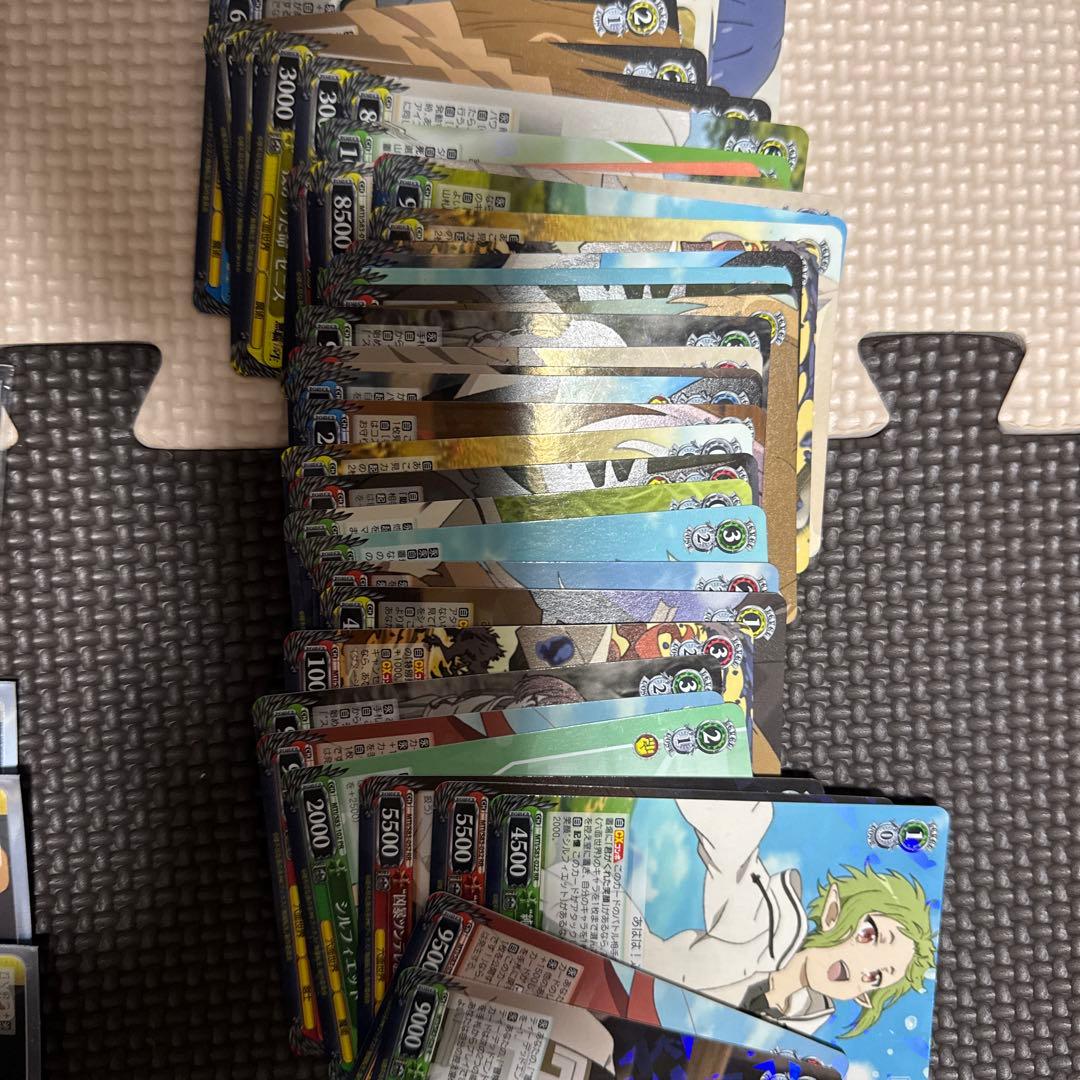 ヴァイスシュバルツ　無職転生作りかけデッキ　ルーデウスサイン入り