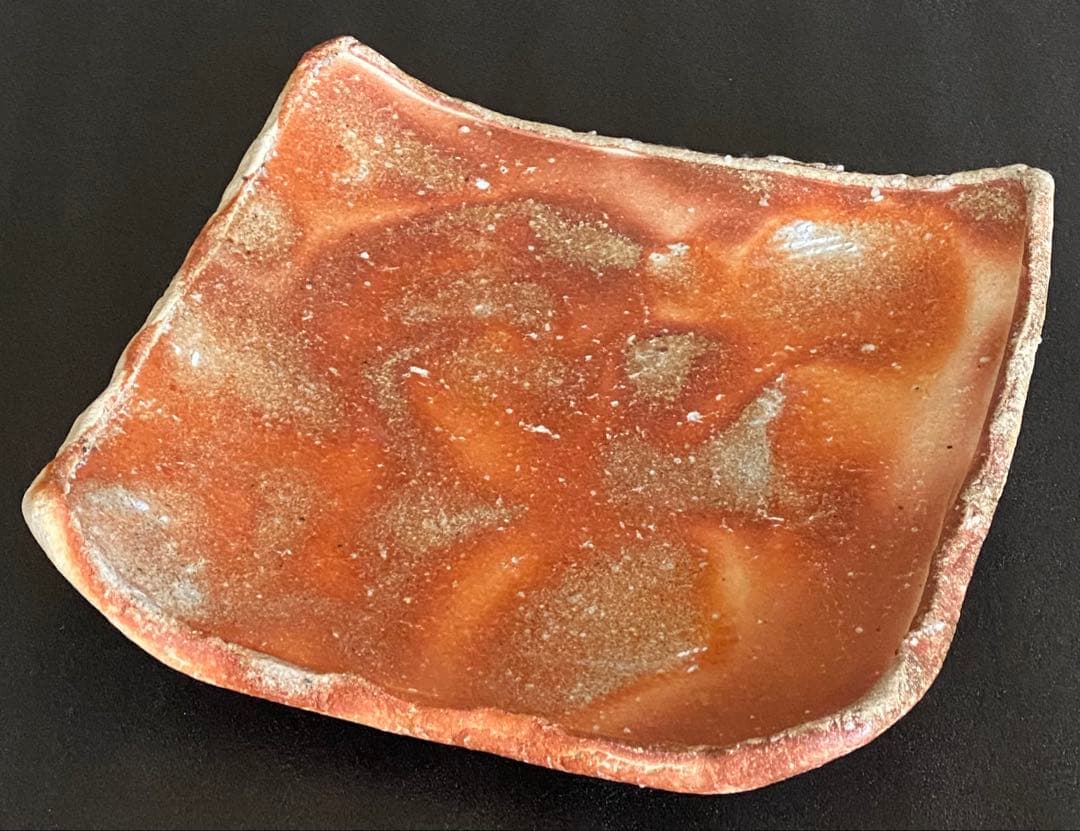 信楽焼 Shigaraki 四方皿 Square Plate 古谷道生 J03