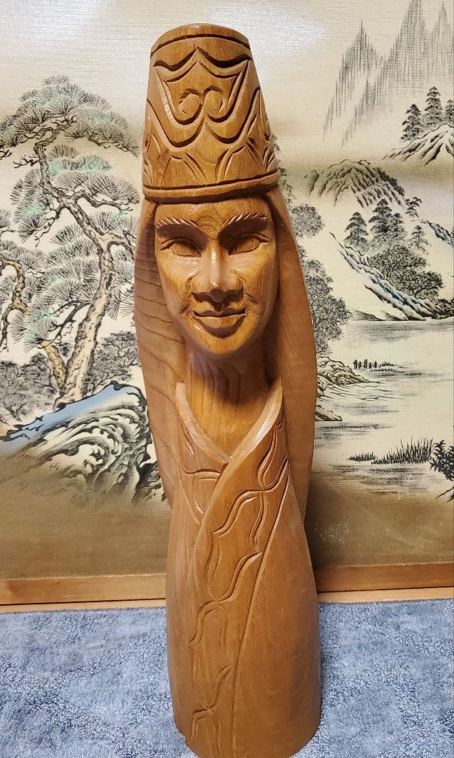 木彫り　メノコ