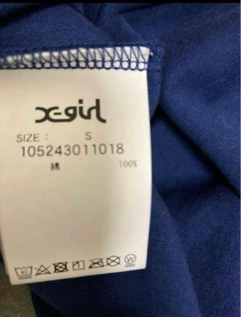 【完売品】あいみょん着用X-girl ロンT長袖リンガーTシャツビッグシルエット