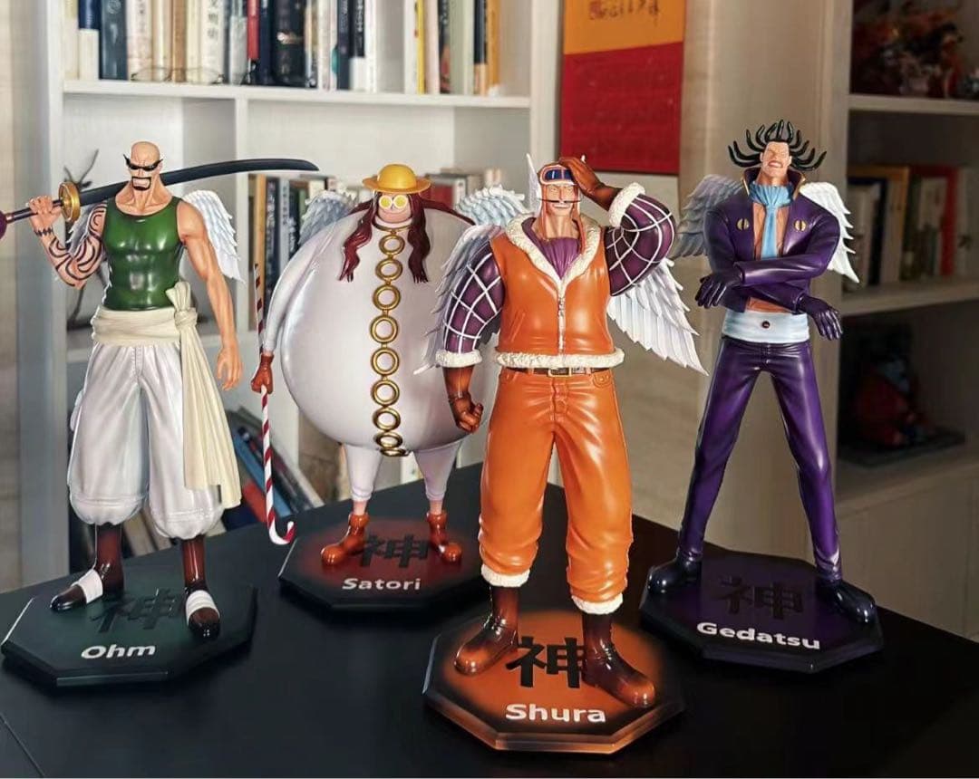 ワンピース シュラ オーム サトリ ゲダツ 4体 ガレージキット ガレキ スタチ