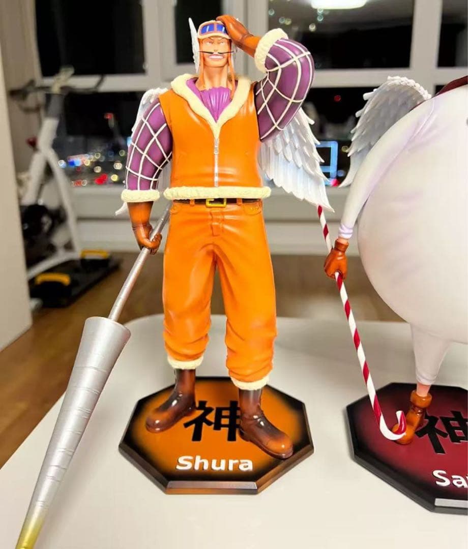 ワンピース シュラ オーム サトリ ゲダツ 4体 ガレージキット ガレキ スタチ