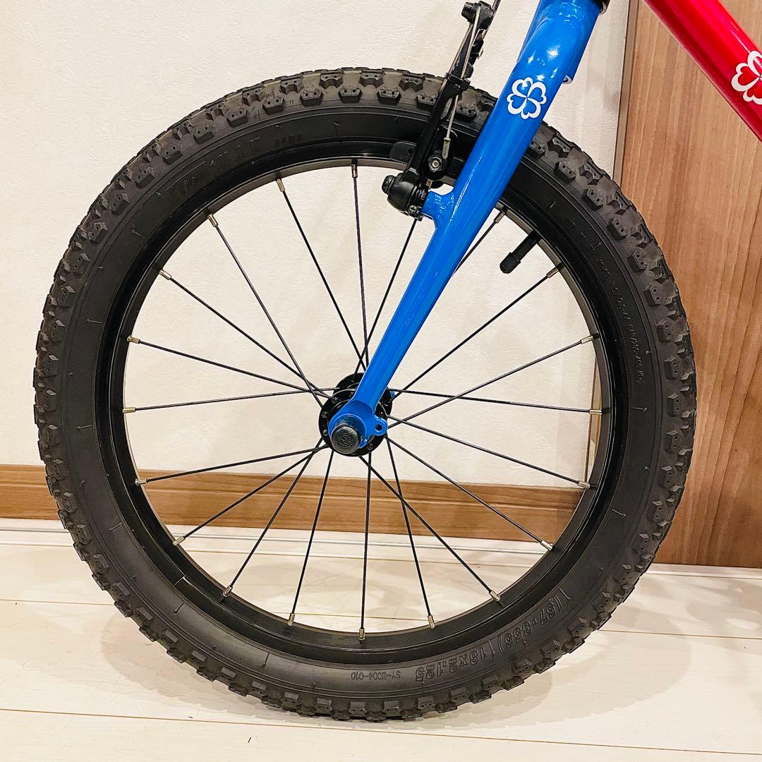 ◆美品◆ヨツバサイクル◆18インチ◆グリップ新品◆ヘルメット付き◆愛知県◆