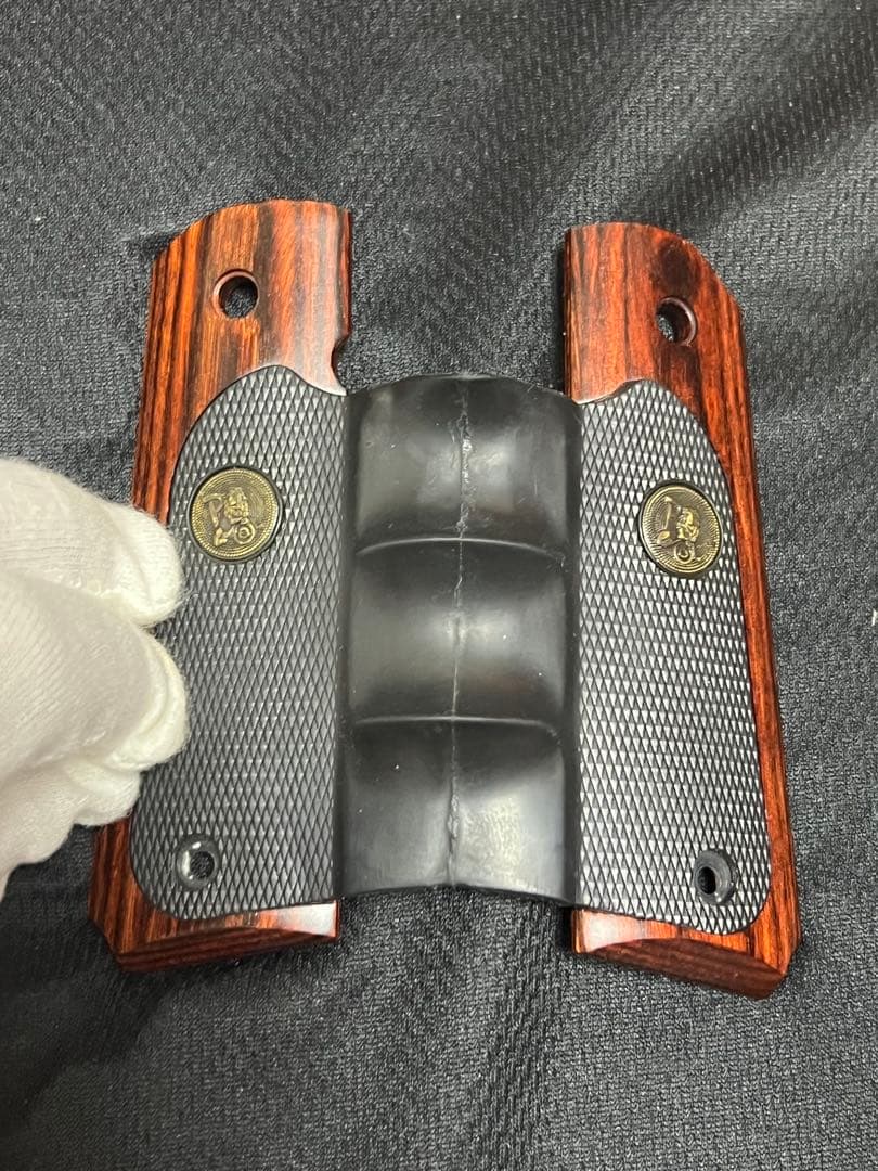 中古◆パックマイヤー　ウッド &ラバーグリップ M1911 コルトガバメント系