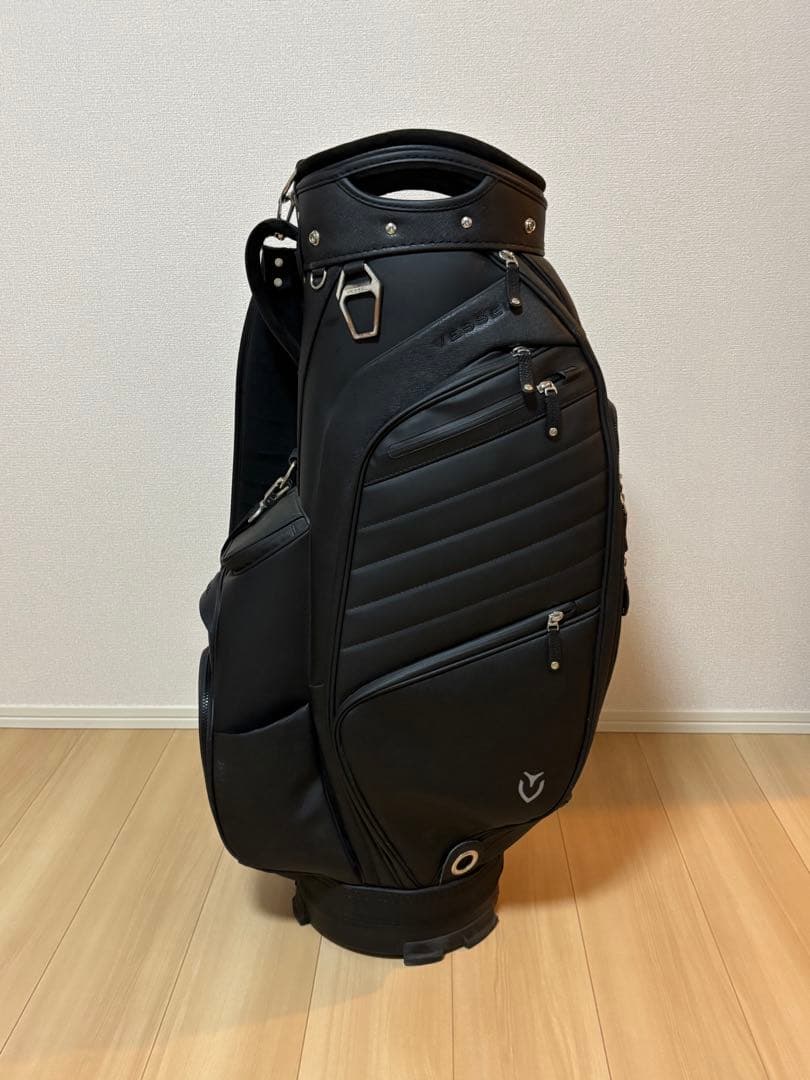 Vessel ブラック キャディバッグ