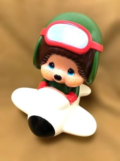 希少！限定品！　モンチッチ　パイロット　日本製　置物　送料無料
