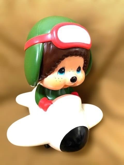 希少！限定品！　モンチッチ　パイロット　日本製　置物　送料無料