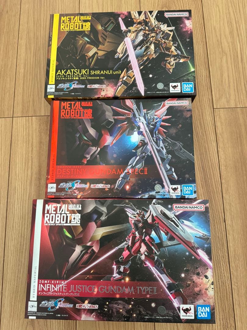 L ROBOT魂 SEED FREEDOM 三機SET