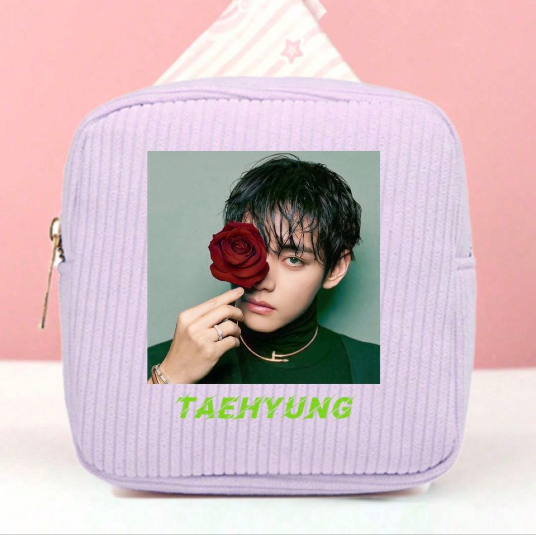 BTS taehyung テヒョン　テテ ポーチ６点　14cm.