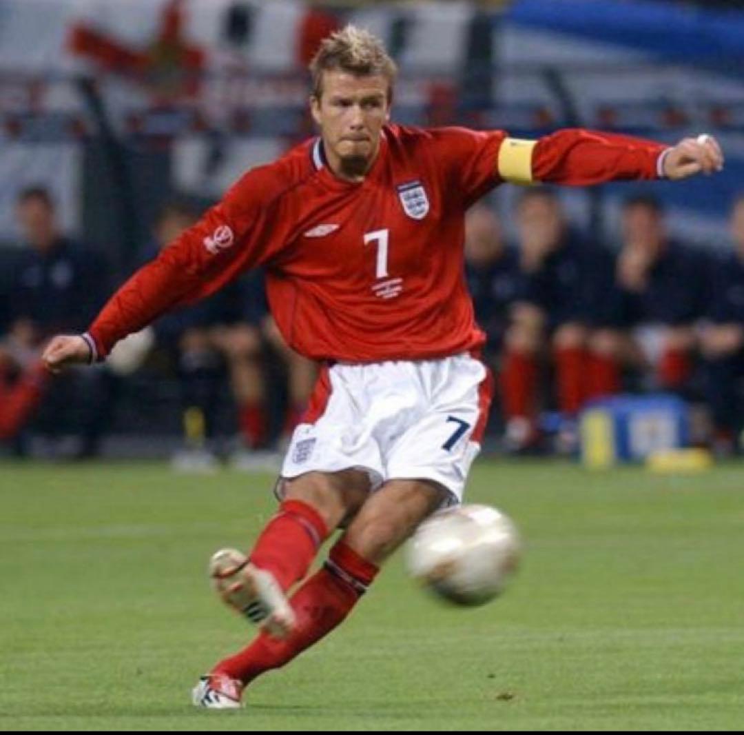 【超希少新品タグ付き】イングランド代表ベッカムBECKHAMモデル#7【L】