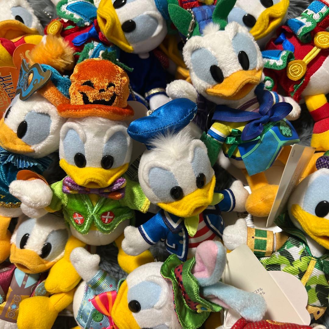 レア 廃盤 13個セット ディズニー ドナルド ぬいぐるみバッジ まとめ売り