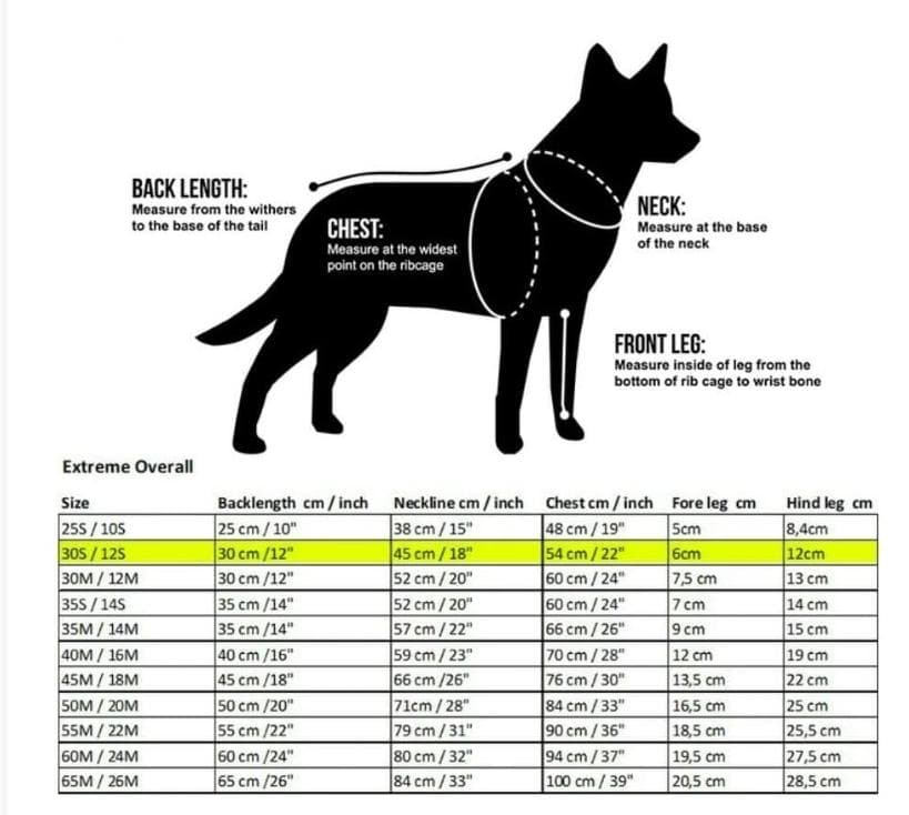 Hurtta フルッタ エクストリーム　オーバーオール　30S