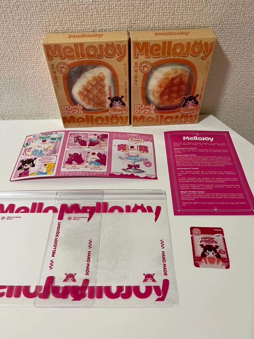 Mellojoy クリームワッフル 三角＋丸 新品未開封シュリンク メロジョイ