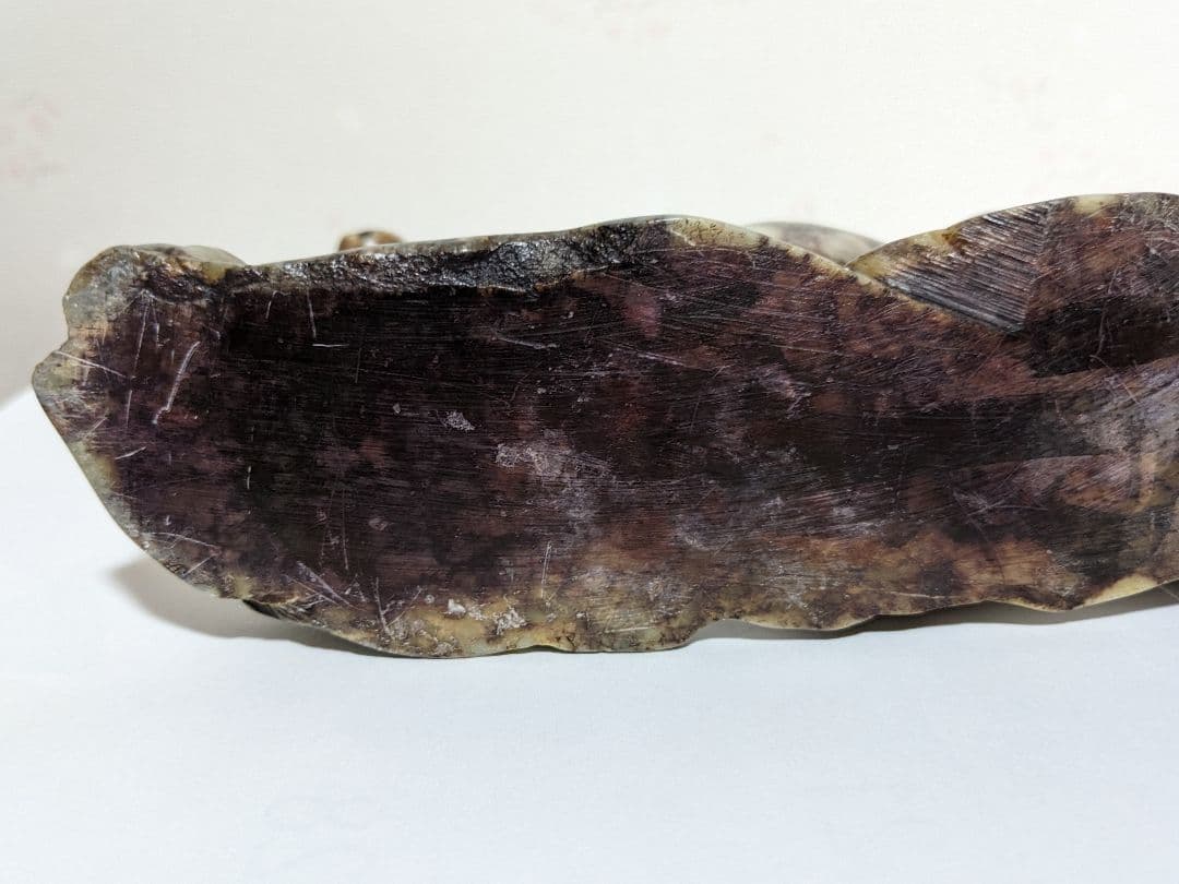 ♦中国美術工芸品 手彫り 干支午年 馬 玉石文化 縁起物 置物 飾り 骨董品