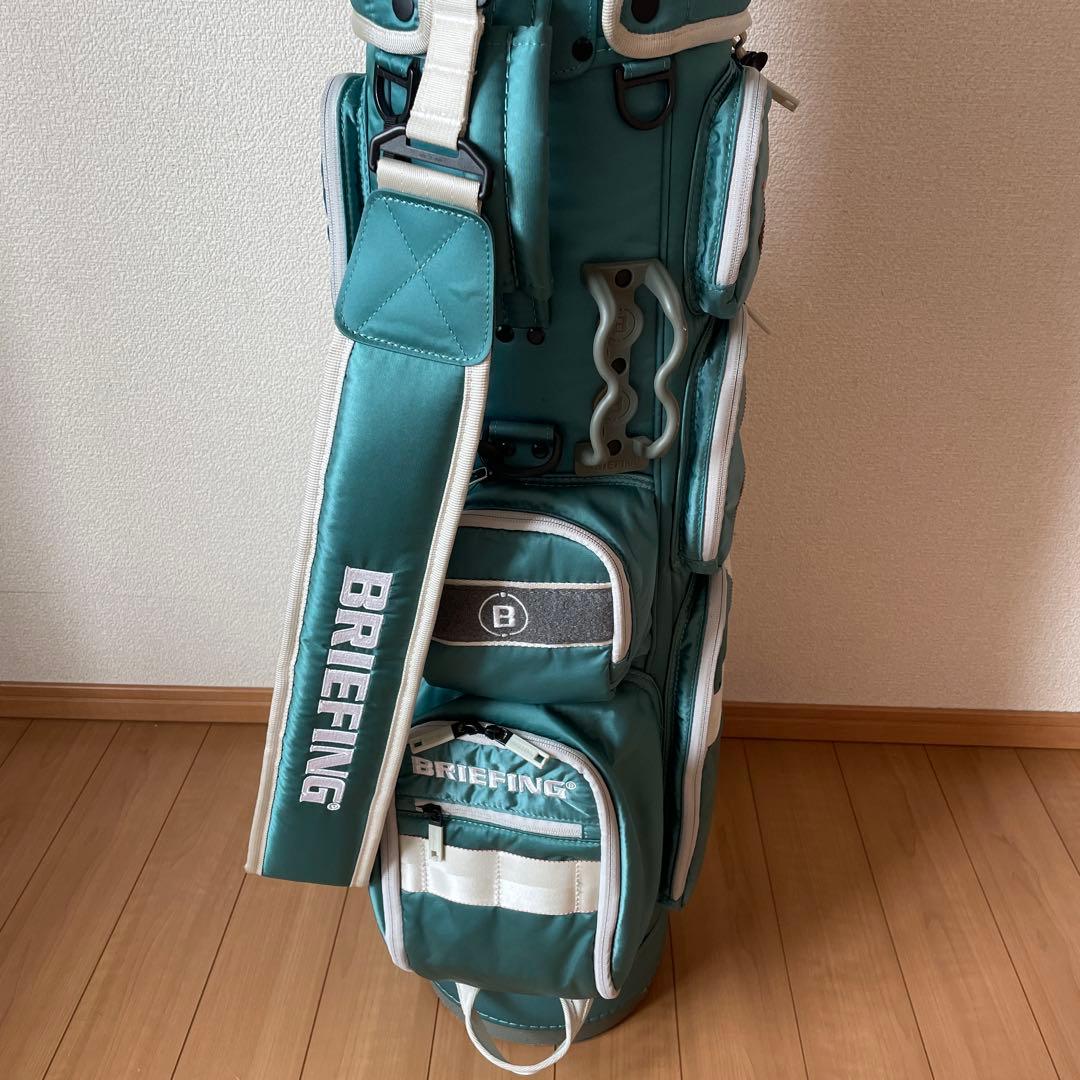 BRIEFING ゴルフバッグ ヘッドカバーセット　ピーコックグリーン