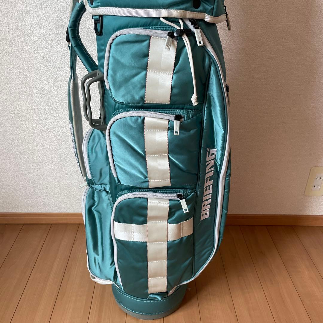 BRIEFING ゴルフバッグ ヘッドカバーセット　ピーコックグリーン