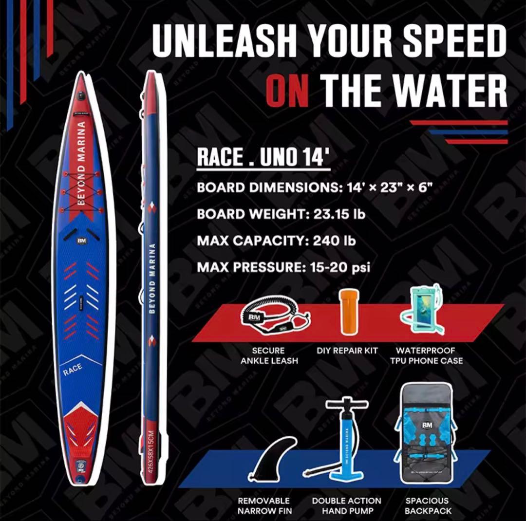 【新品】　sup レースサップ　サップボード　インフレータブル