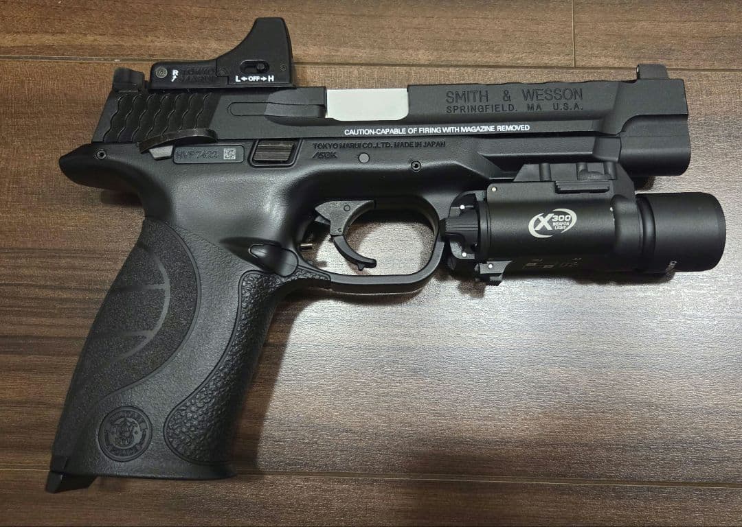 【hasa3】京マルイ M&P 9L PCポーテッド ガスガンセット