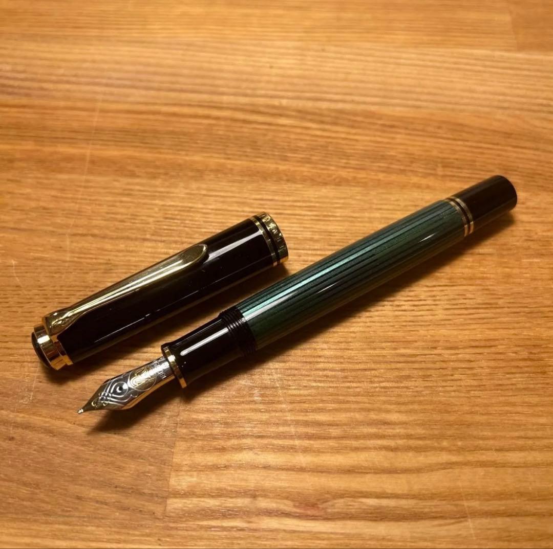 ペリカン M800 初期　PF刻印　中字　M PELIKAN 万年筆 18C