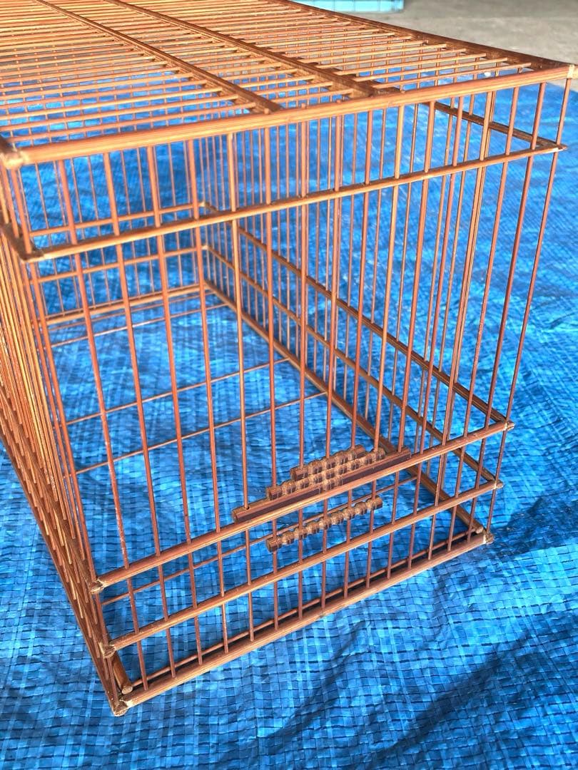#5 鳥かご　寝箱　手作り　昭和　レトロ　セット　未使用