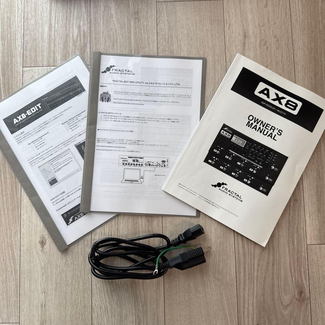 Fractal Audio AX8 マルチエフェクター、ケース付き