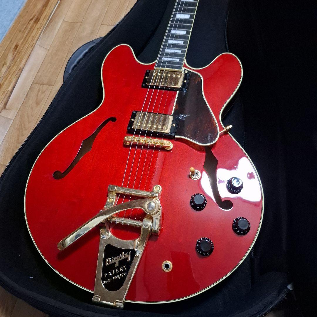 VG KTR-ES CST w/Bigsby セミアコ エレキギター ケース付